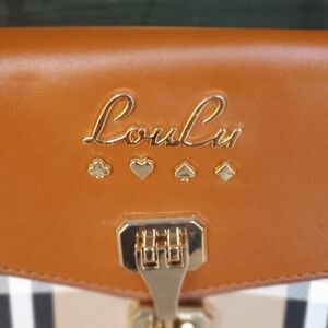 LouLu Tan and Gold Satchel